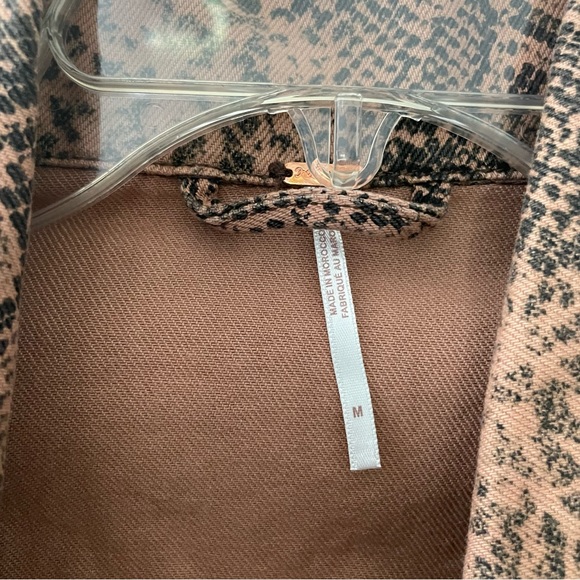 Free People Snake Trucker Jacket - Picture 6 of 7